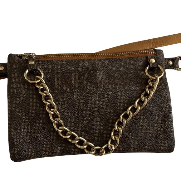 Michael Kors Bags Michael Kors Belt Bag In Mk Logo Poshmark